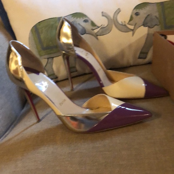 Christian Louboutin elastgram 100 spec hip/veau Version multi - Picture 10 of 10